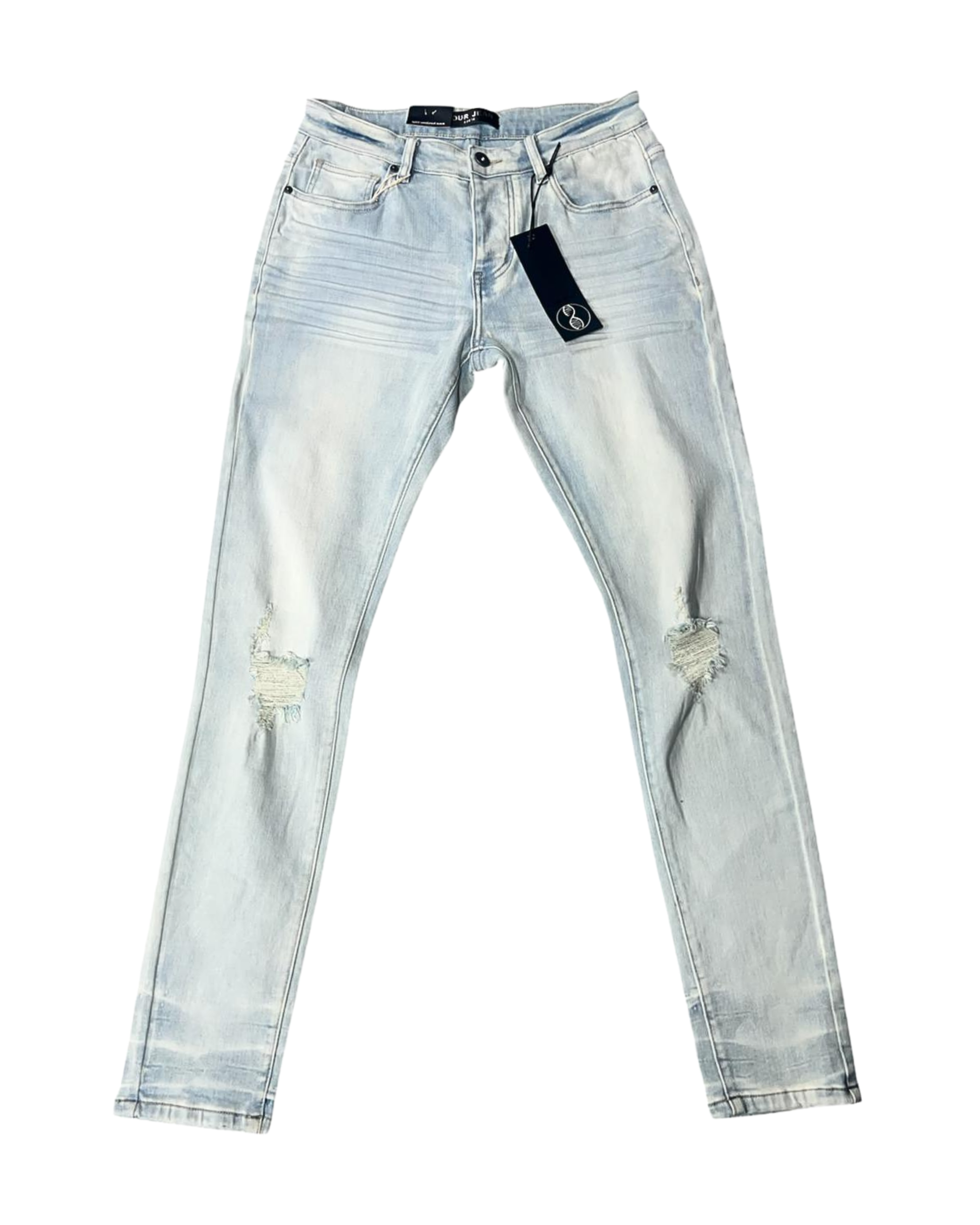 Light Blue Wash Skinny Jeans