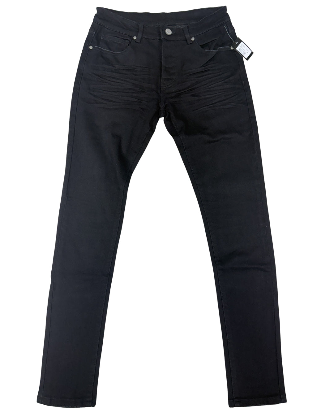 Men's Skinny Pants SD-02 – Jet Black — front view