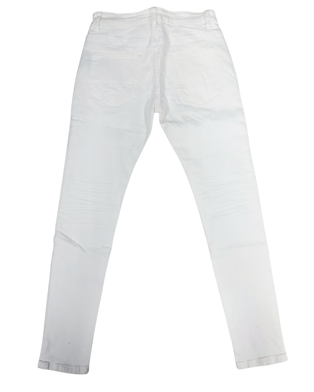 Men's Skinny Pants SD-02 – White — back view