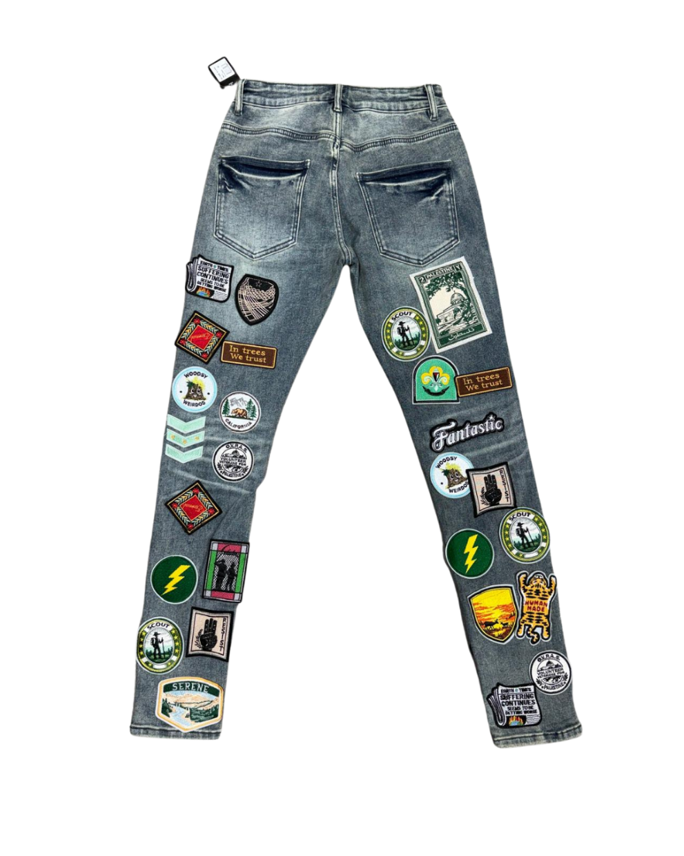 Men's Skinny Pants SD-13 – Blue Wash