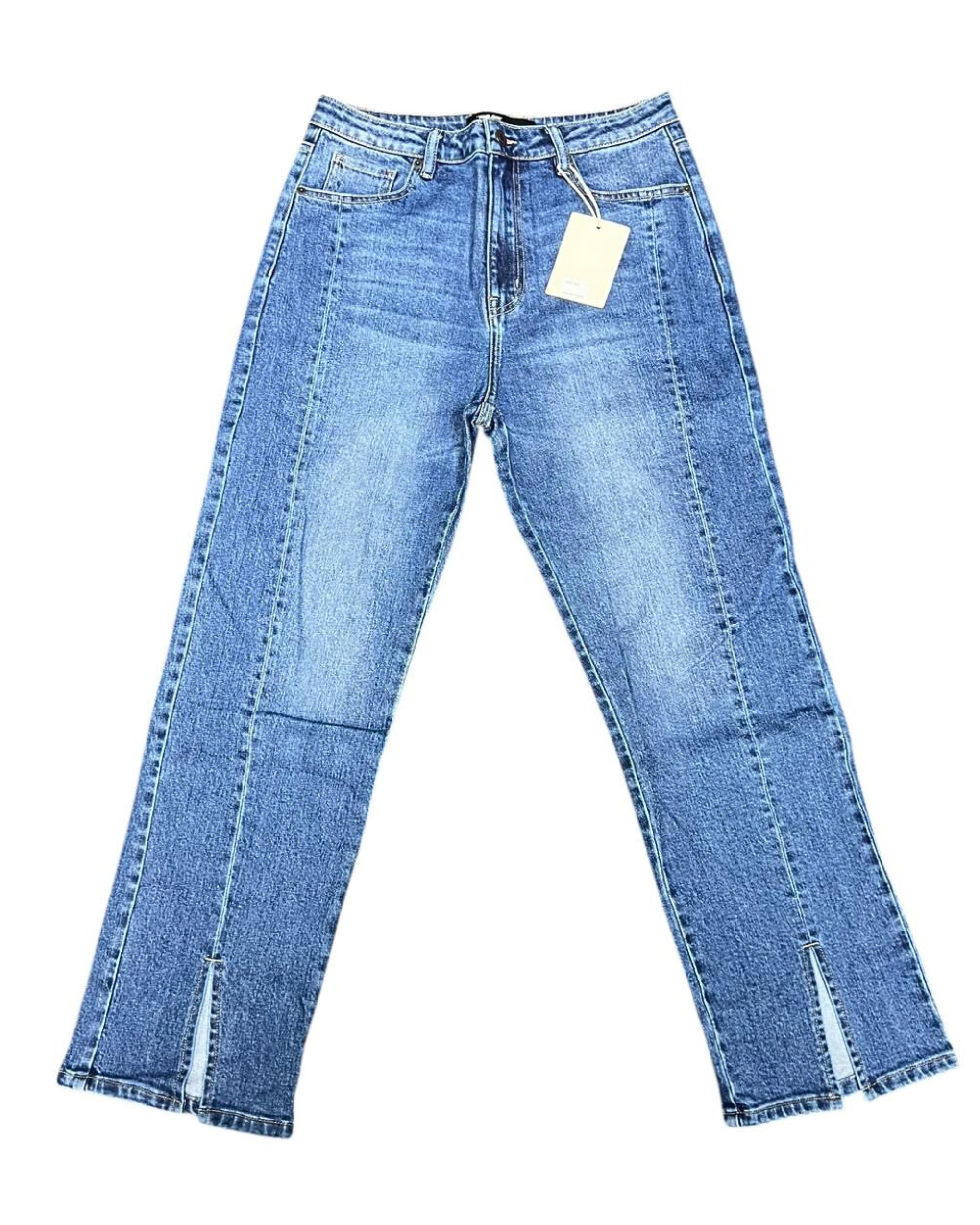 Skinny Crystal Blue Jeans – Wholesale Private Label – YourJean