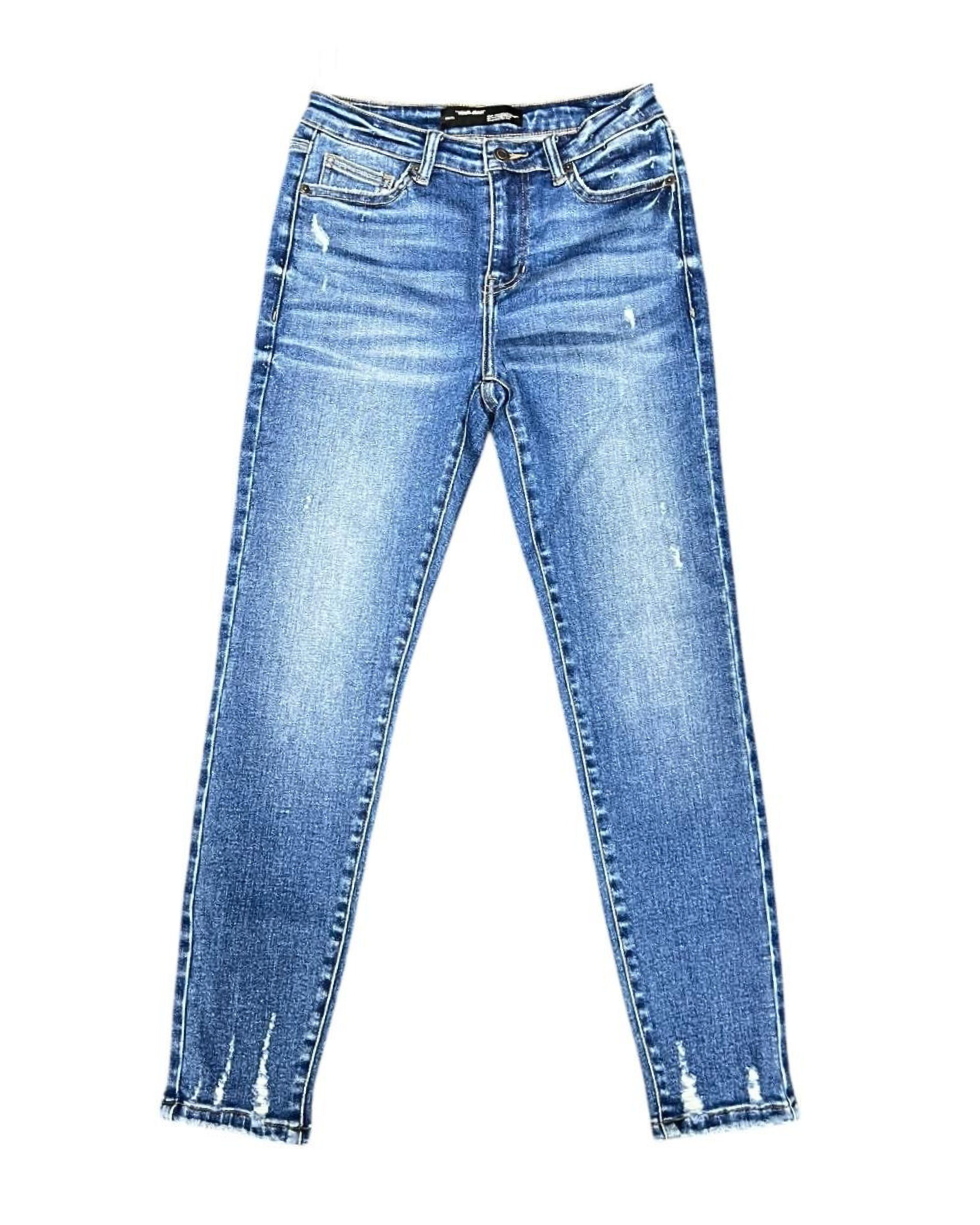 Skinny Azure Blue Jeans – Wholesale Private Label – YourJean