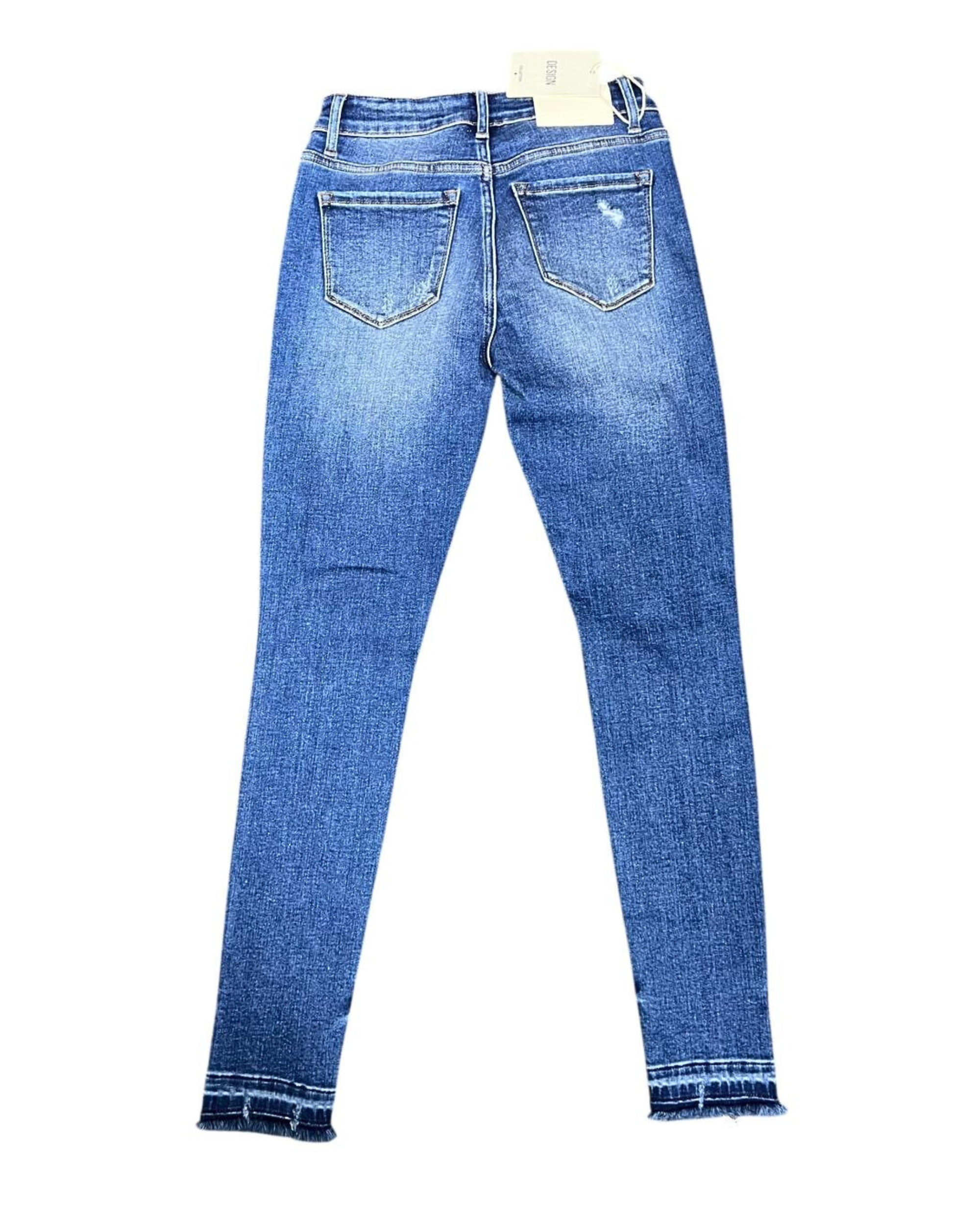 Skinny Ocean Blue Jeans