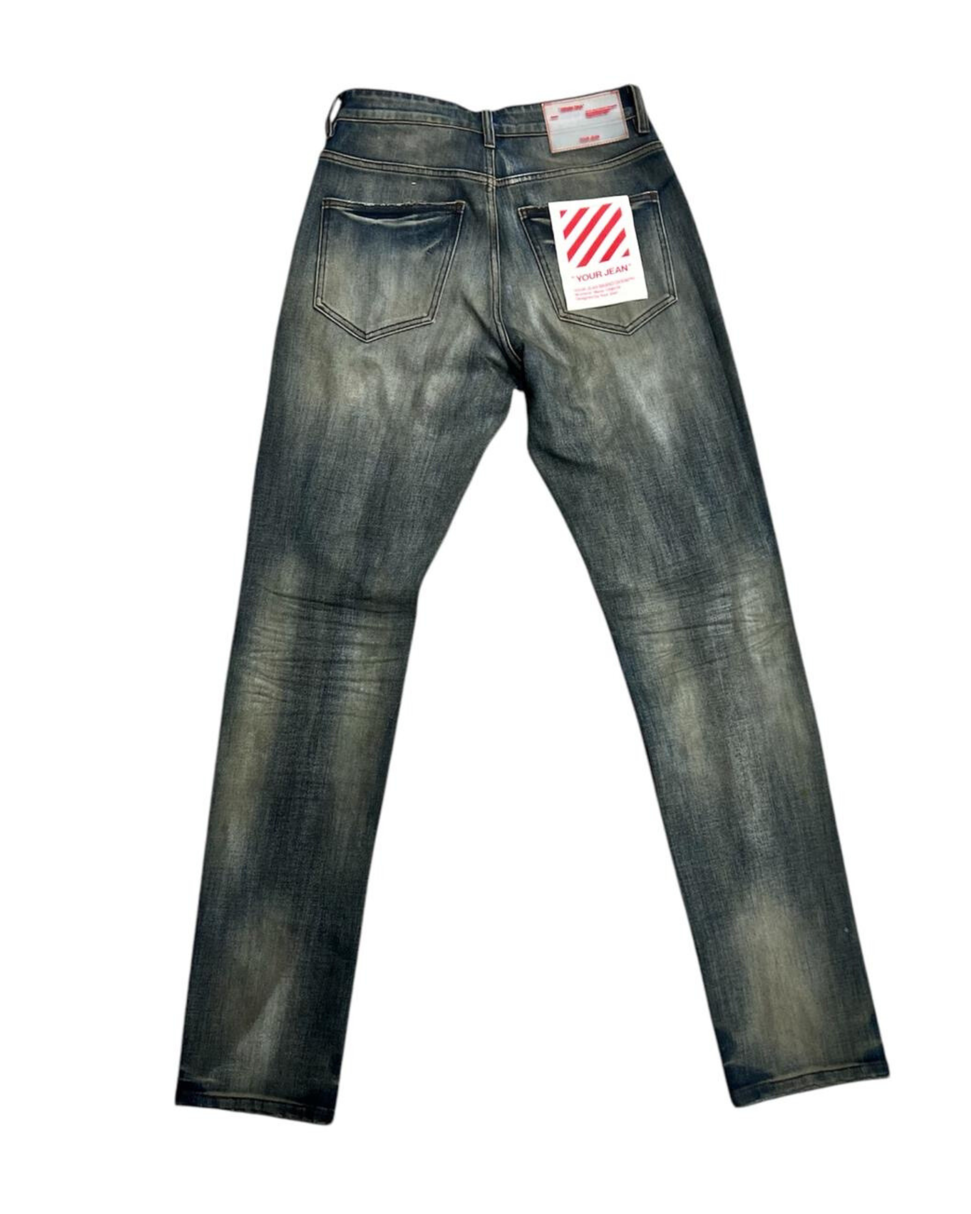 Skinny Custom Stretch Navy Blue Vintage