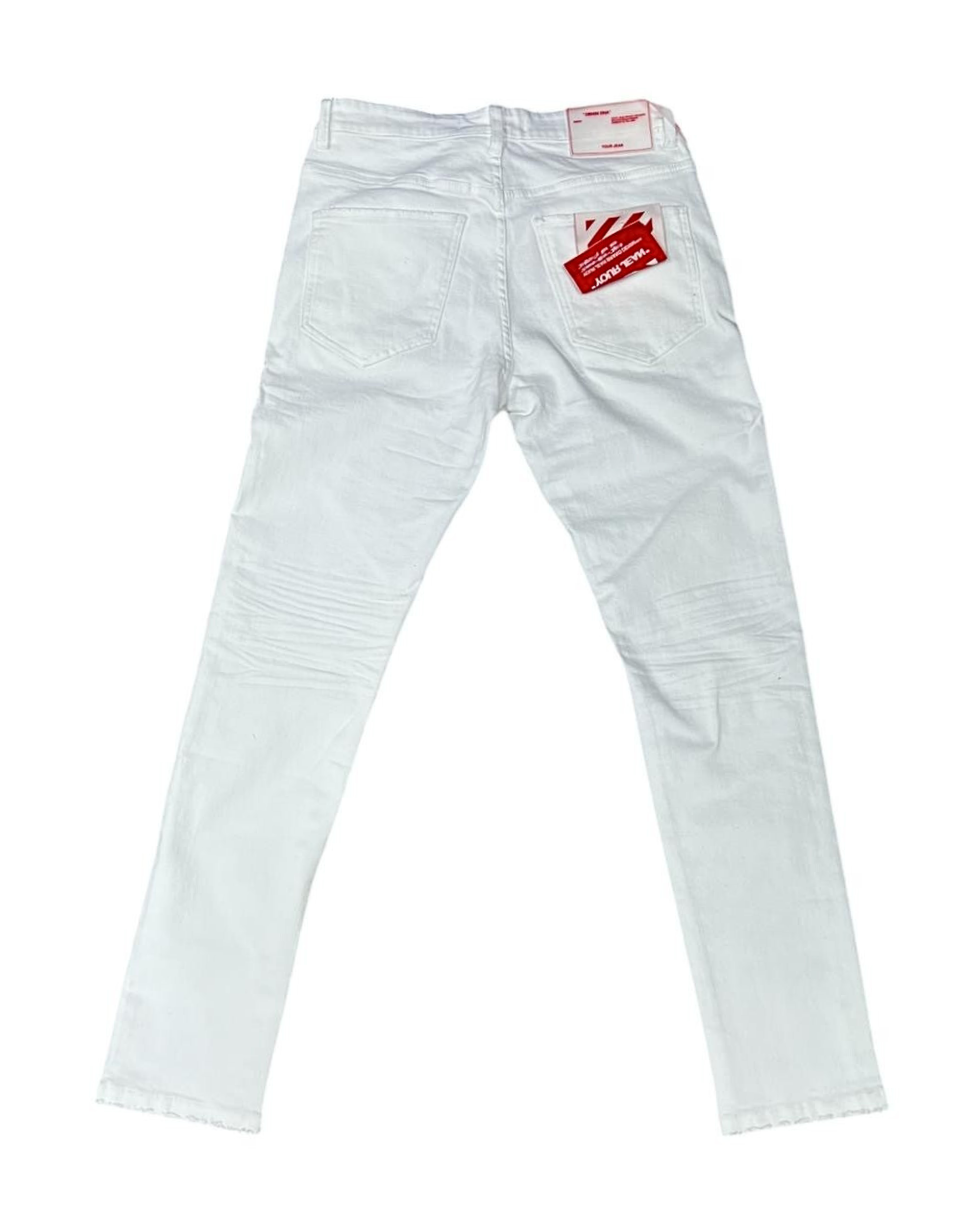 Skinny Custom Stretch White