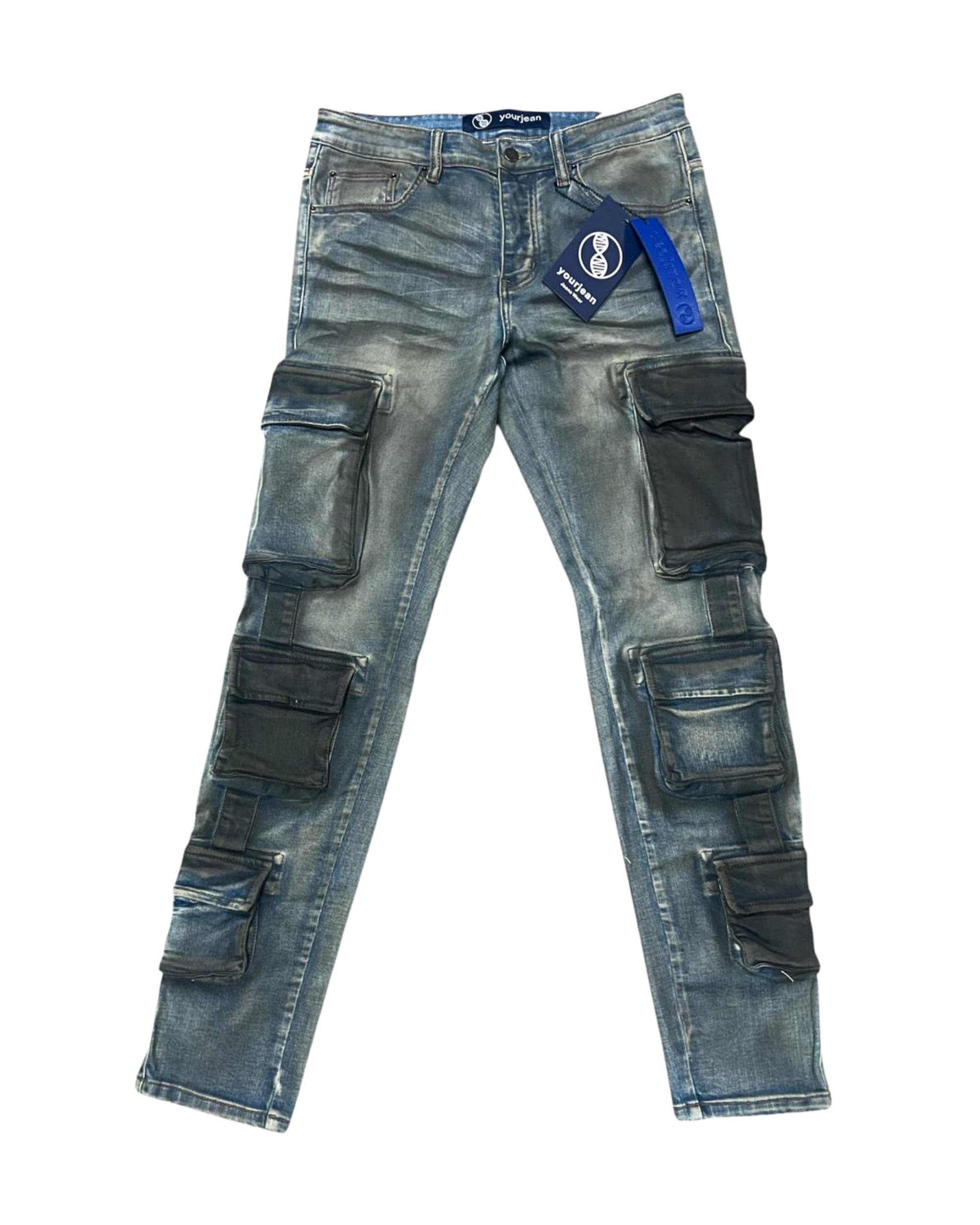 Blue Wash Skinny Jeans