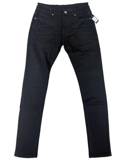Men's Skinny Pants SD-02 – Jet Black — front view