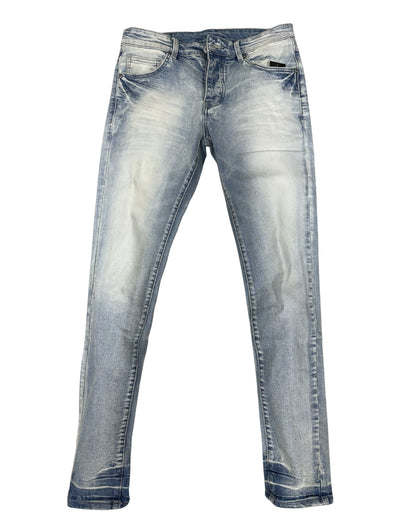 Men's Skinny Pants SD-02 – Light Blue — front view