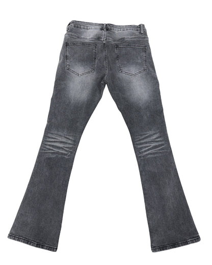 Men's Stacked Pants SD-03 – Washed Black — back view
