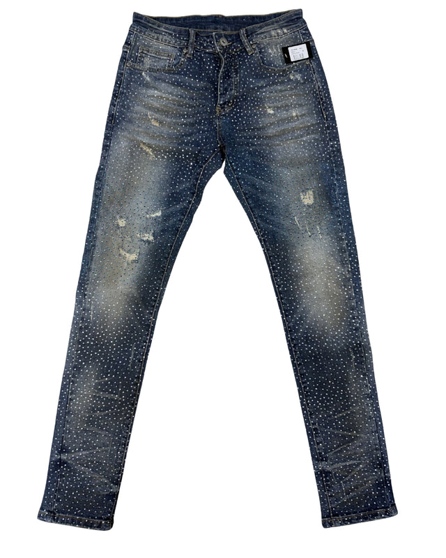 Men's Skinny Pants SD-04 – Blue