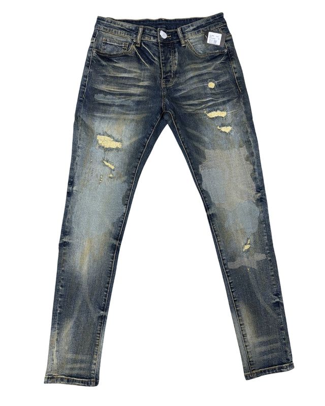 Men's Skinny Pants SD-06 – Blue Wash