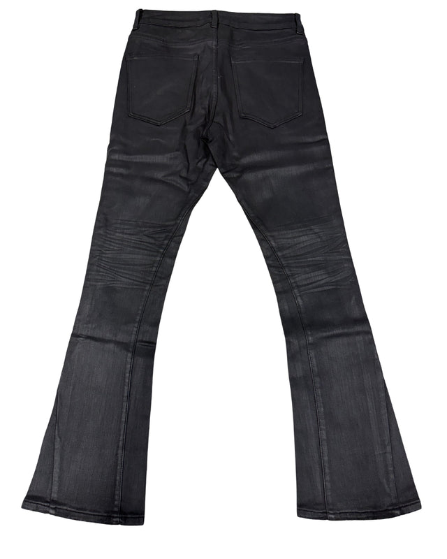 Men's Stacked Pants SD-11 – Waxed Black