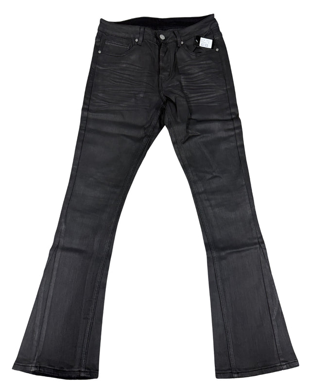 Men's Stacked Pants SD-11 – Waxed Black