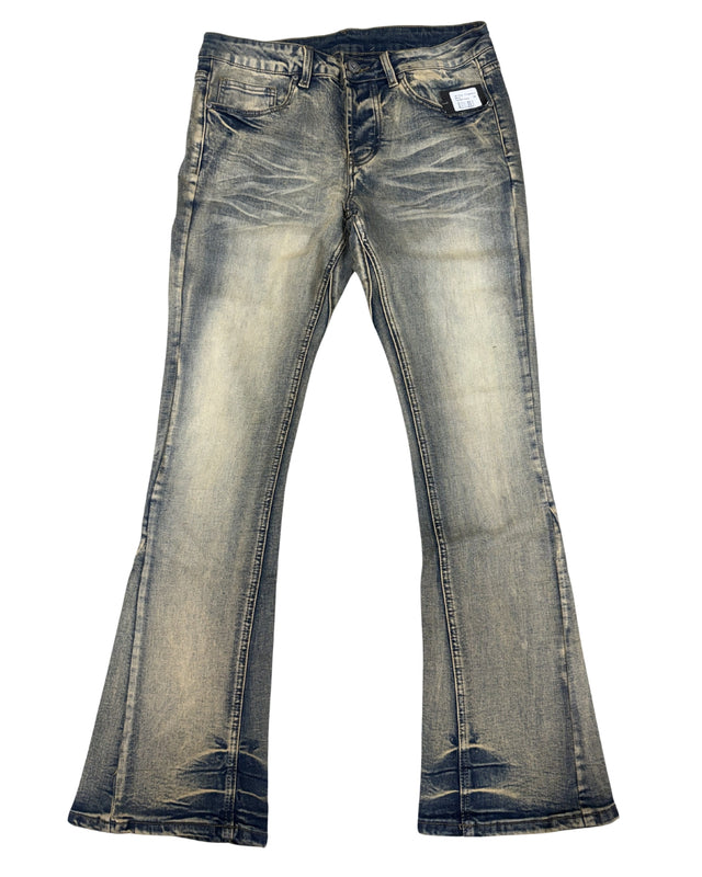 Men's Stacked Pants SD-11 – Vintage Blue
