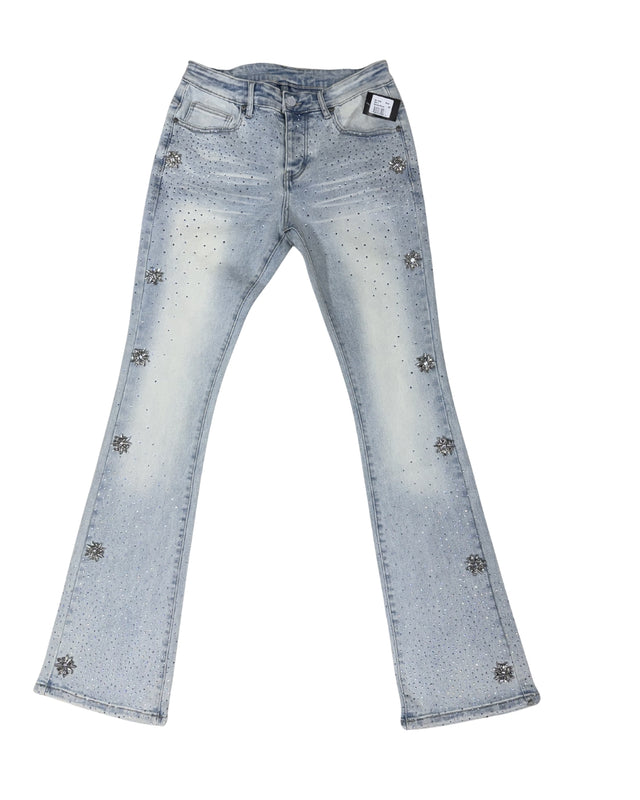 Men's Stacked Pants SD-12 – Light Blue