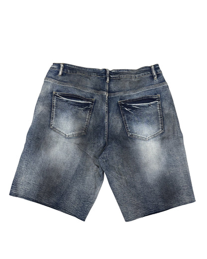 Men's Shorts SD-18 – Dirty Vintage Blue — back view
