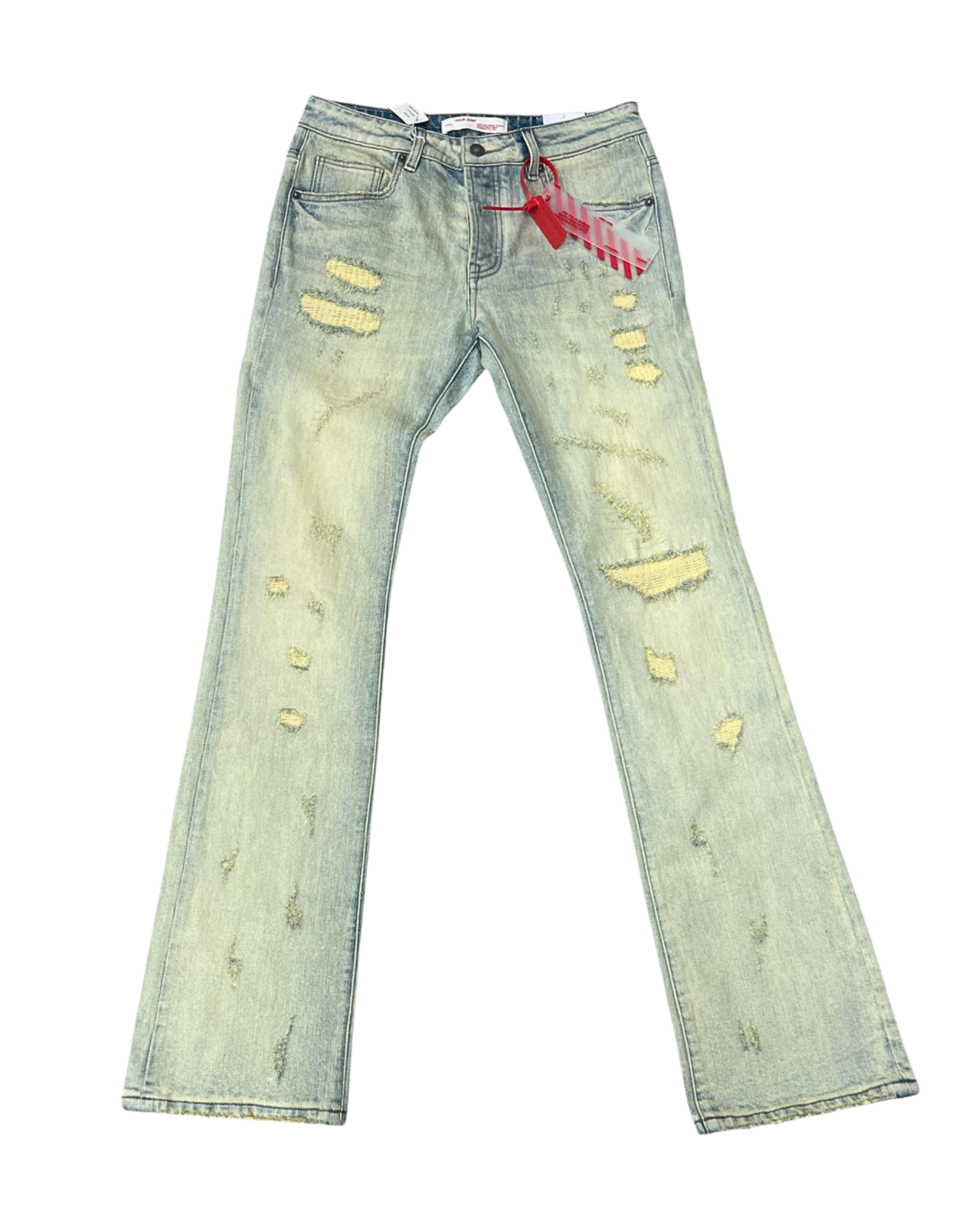Light Vintage Blue Stacked Jeans