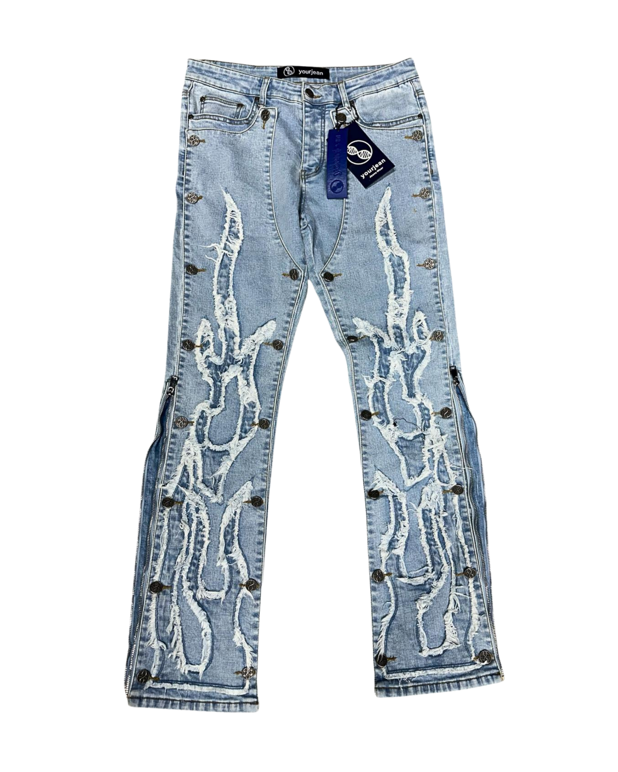 Light Blue Stacked Jeans