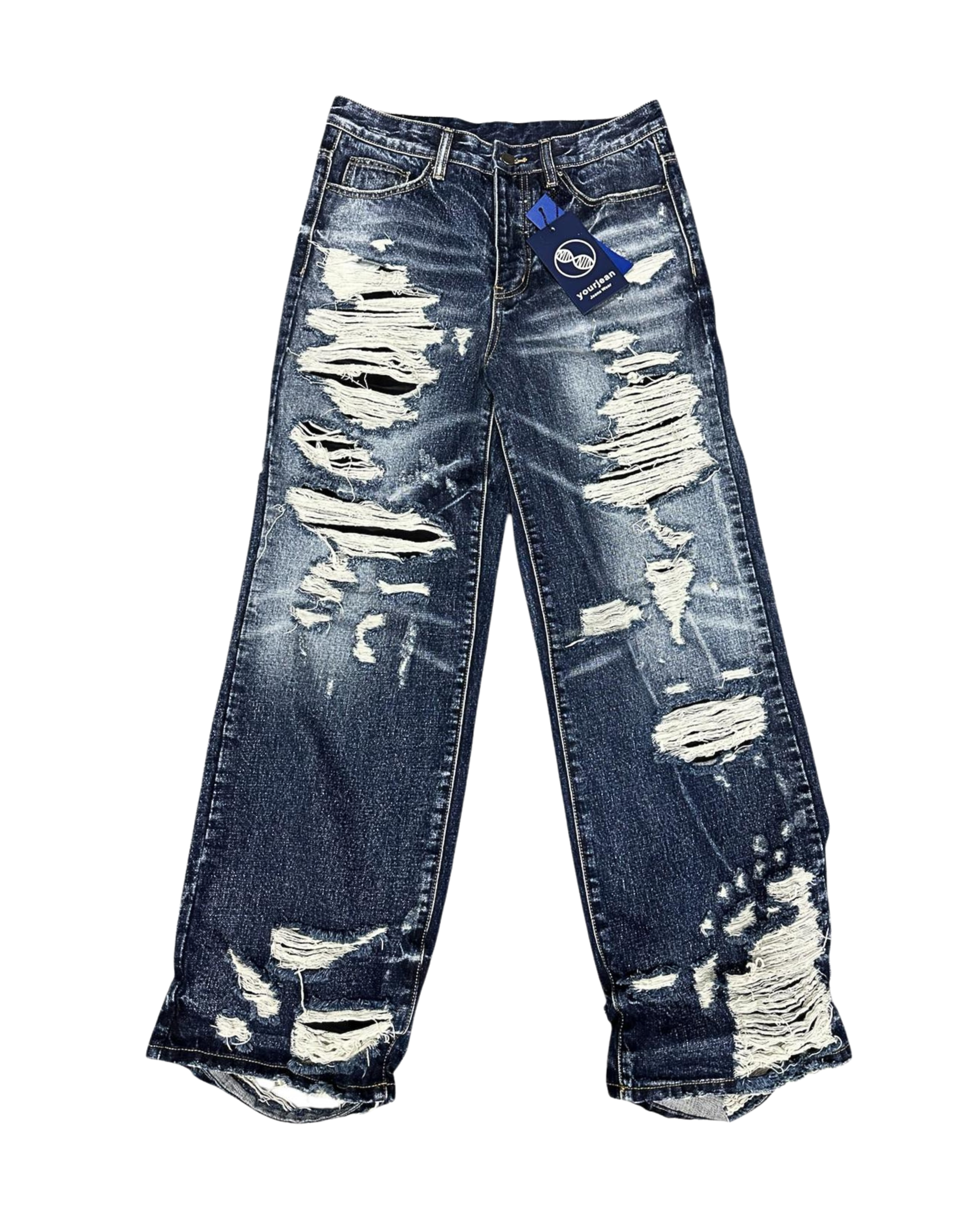 Vintage Navy Blue Baggy Jeans